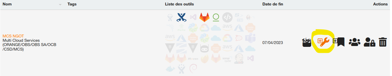 Ajouter un outil